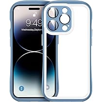 Amazon.co.jp: HUOYUO iPhone 14 Pro に対応 ケース ブルー 【一